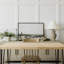 Comptoir en bois d'hévéa brut Ebern Designs 4 pi / 50 po