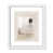Cadre photo blanc mat