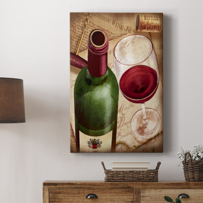 Merlot Wine -Gallery Wrapped Cavas