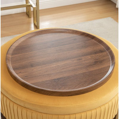 Fareid Walnut Veneer Wood Serving Tray