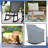 Heavy-Duty Outdoor Rocking Chair Cover, 18 OZ UV Resistant Patio Chair Cover for Oxing HDPE Outdoor Rocking Chair-781055726-781055715