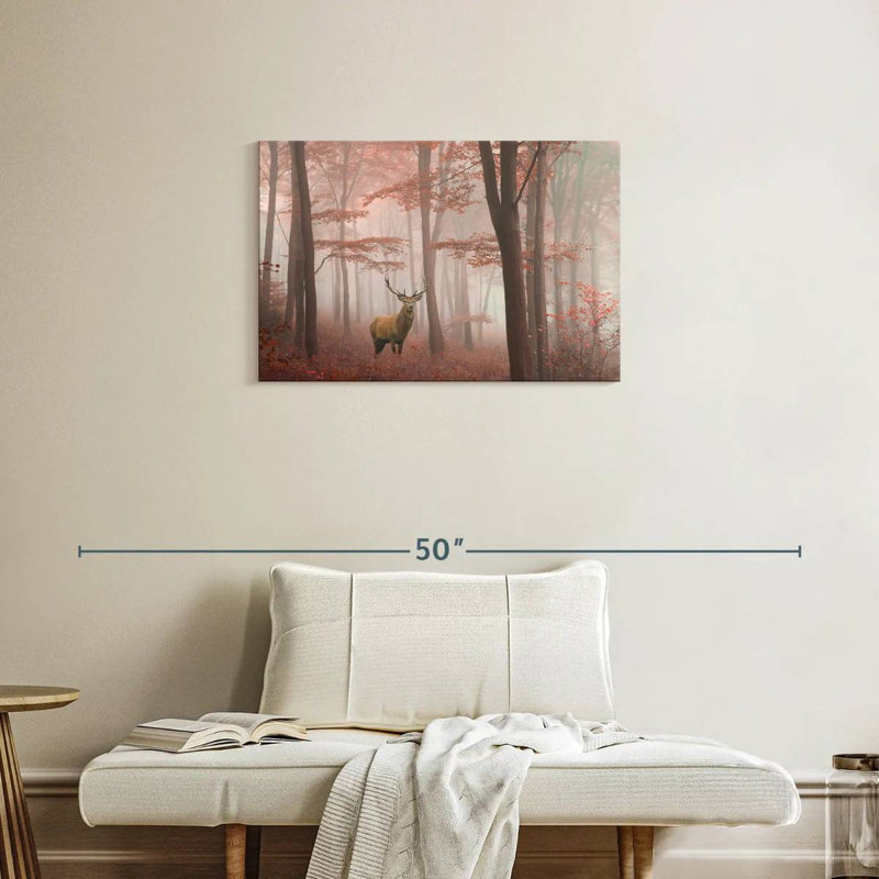 Brampt Elusive Red Deer, 20" H x 30" W