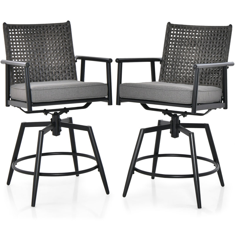 Tabouret de bar 25,5 "avec coussin Jessicah