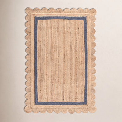 Inaki Hand-Woven Geometric Jute Rug