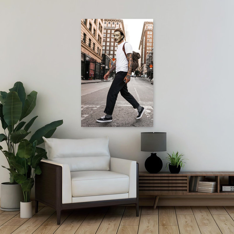 Art contemporain contemporain abstrait, art urbain, H 36 po x l 24 po