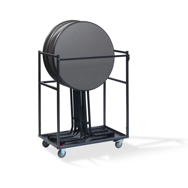Bar Table Transport Trolley, Hammer Blow, 120cm H x 95cm W x 63cm D.