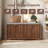 39.4" Fluted Shoe Bench With Storage