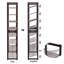 Range-chaussures empilable 32 à 40 paires, avec tablettes réglables plates ou en angle-2001761149