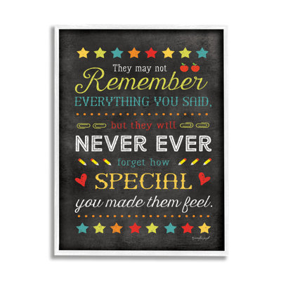 " How Special You Made Them Feel Teacher " by Jennifer Pugh