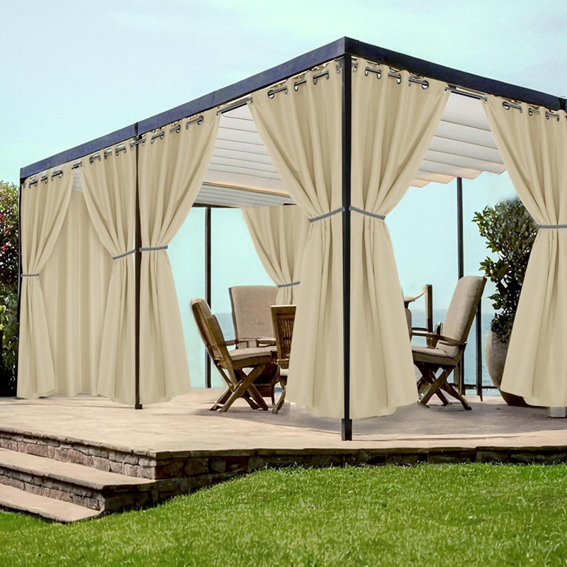 Rideaux d'extérieur pour patio imperméables 8 ...