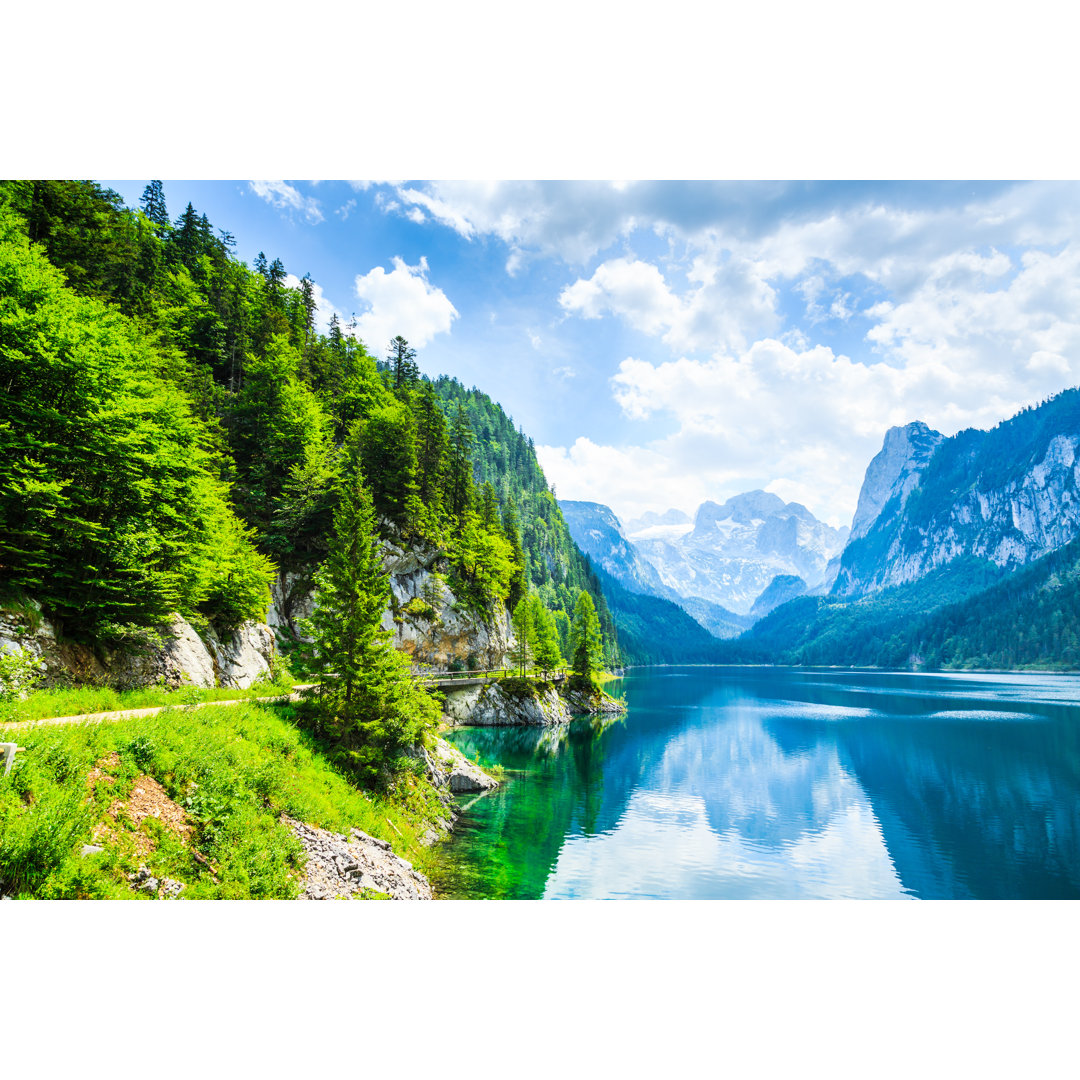 Gosausee mit Dachsteinblick von CHUNYIP WONG - Drucken