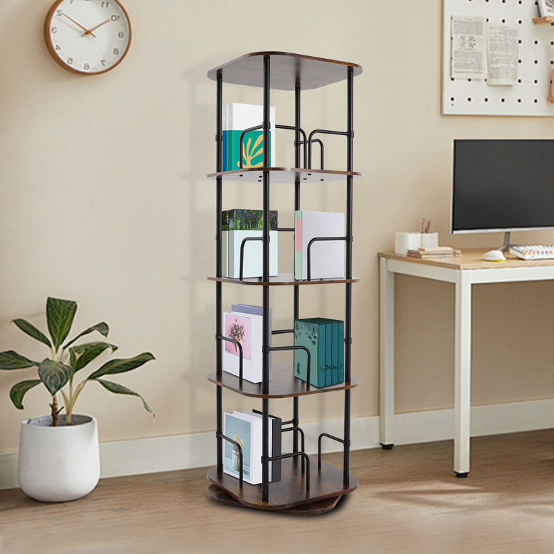 4-Tier Rotating Bookcase