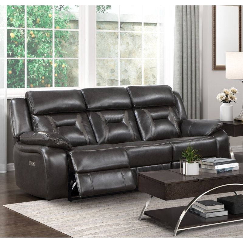 Canapé inclinable moderne Modern Furniture Furniture, Black