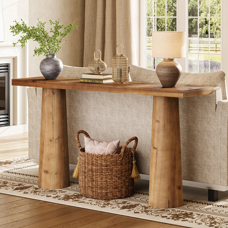 160cm Solid Wood Console Table