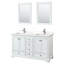 Ensemble de meuble-lavabo double autoportant 72 po avec plateau en quartz Deborah-98181109-98181112-98181113