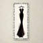 «Couture Noir III with Border» par Emily Adams, reproduction d'art sur toile tendue-12860861