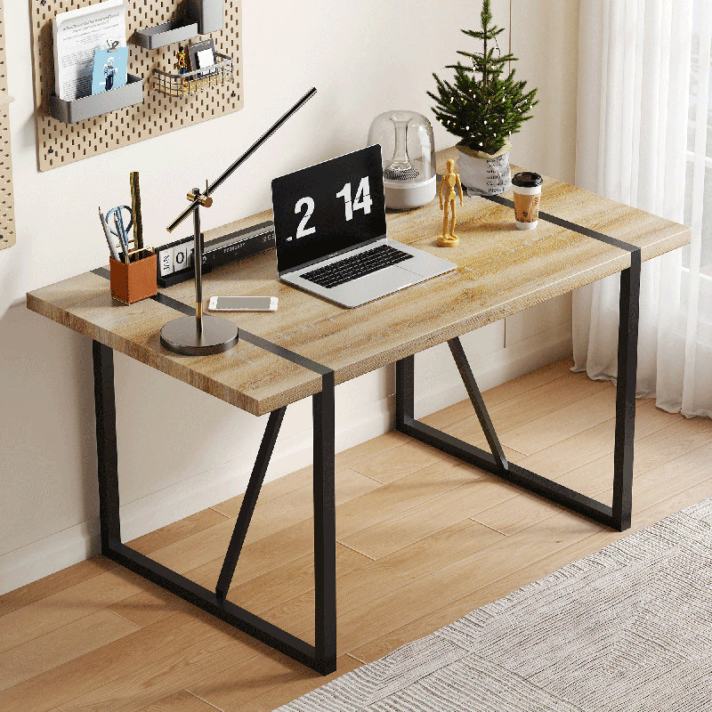 Table de salle à manger 55 po, Plateau noir / base noire, H 30 po x L 55 po x l 35,4 po