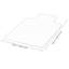 Tapis de chaise avec rebord de 36 po x 48 po pour les planchers recouverts de tapis
