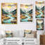 «Snow Covered Mountain Peaks I», reproduction d'art sur toile-88538208-88538204
