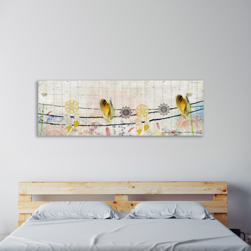 « boho day » par kimberly allen, impression sur toile tendue, H 18 po x l 54 po x P 1,5 po