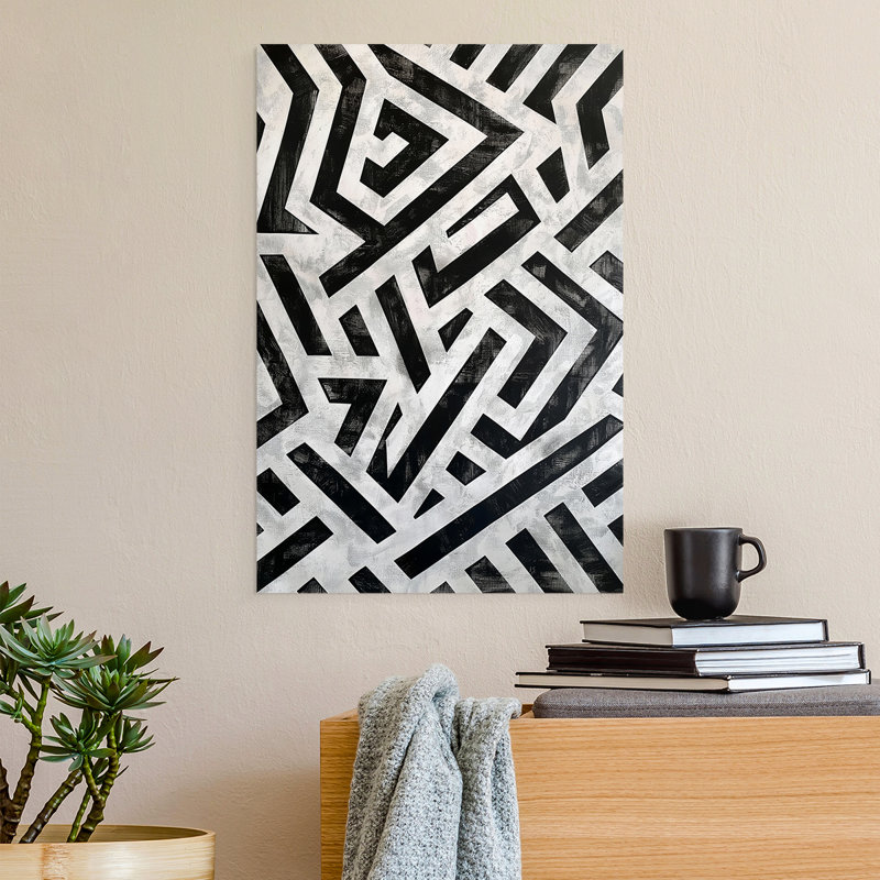 ABSTRACT Series L - Impression sur toile seulement - NON-CADRE, H 12 po x l 8 po