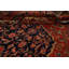 One-of-a-Kind 8'10" X 12'2" 1900s Wool Area Rug in Red