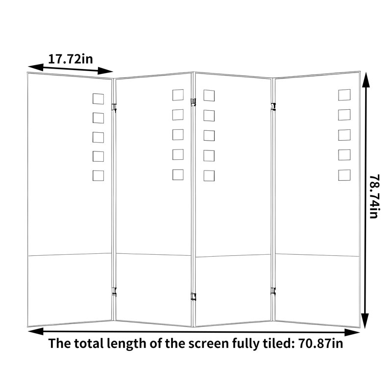 Sprowston, 78.74" H x 70.87" W x 1.57" D