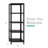 72" High Rolling 5 Shelf Bookcase-1410378672
