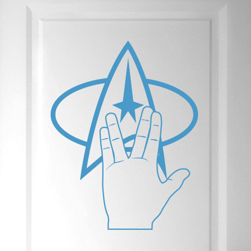 Entertainment Wall Decal, Blue