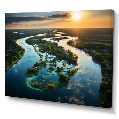 Delta de l'Okavango, Botswana II sur toile