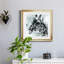 Girafe - peinture encadrée-909316379-909316380