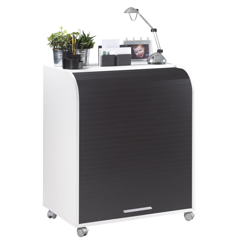 Must 2 -Drawer, White/Black