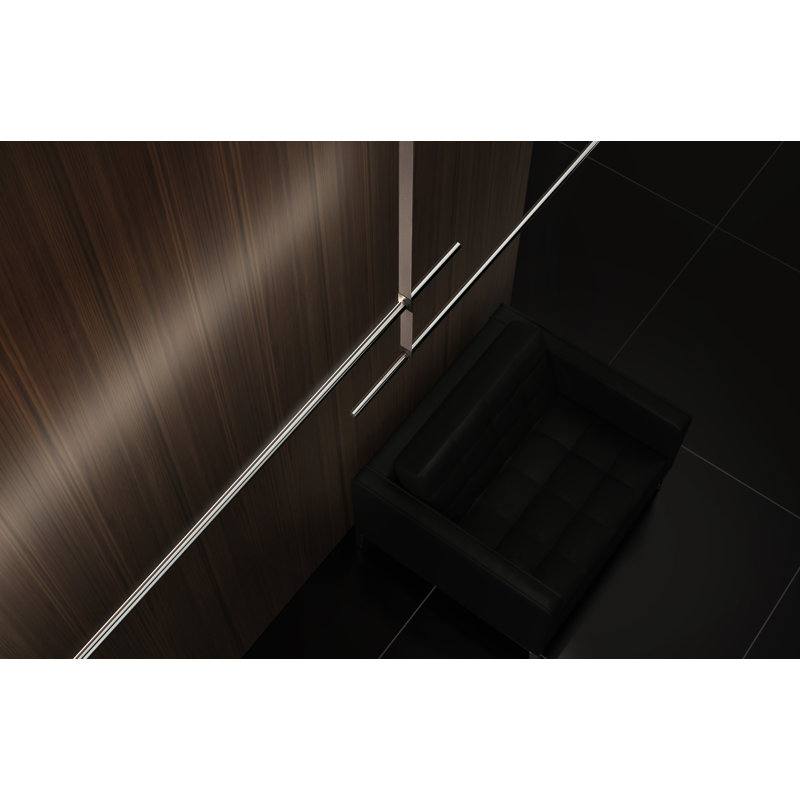 Luminaire suspendu linéaire pour îlot de cuisine 2 lumières T.O, Gris mat, Gris mat / gris clair