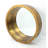 Kalyn 36" Gold Round Wood Framed Accent Mirror