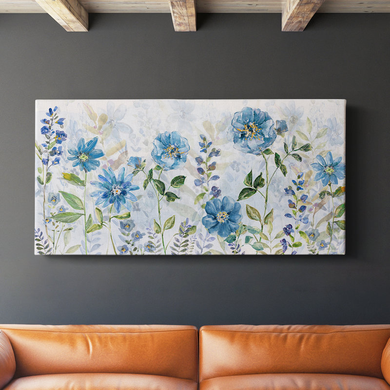 Spring Awakening Garden- Gallery Wrapped Canvas -Ready to Hang, 16" H x 32" W