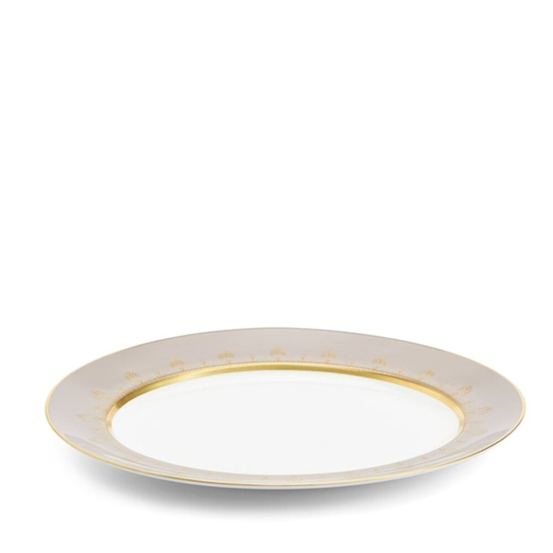 Anthemion Gray 14in Oval Platter