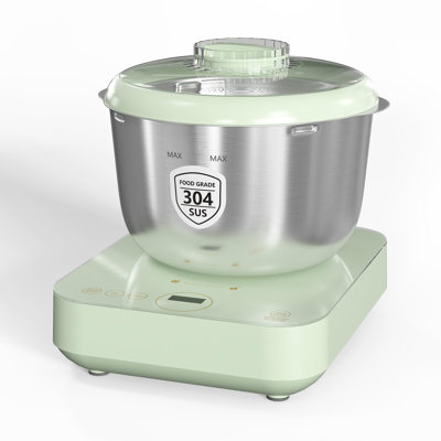 5.2QT Electric Dough Maker with Ferment Function, Weighing Function, 304 Stainless Steel Bowl