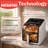 Gourmia 7 Qt Digital Air Fryer with Easy-View Window, 3D Holographic Display & FryForce 360° Technology – 12 Presets, Dishwasher-Safe Basket, White-120244106