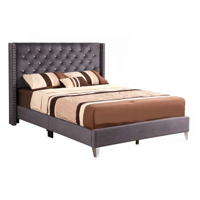Chic Glam Bed For Modern Spaces