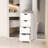 Freestanding Storage Cabinet With 4 Drawers