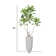 84.3'' Artificial Japanese Blueberry Tree In A Tall Beige Fiberstone Planter Perfect For Indoor And Outdoor Use