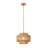 Rattan Chandelier Light Fixture