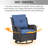 Wendye 7-Piece Outdoor Fire Pit Conversation Set With 4 Swivel Chairs & 2 Side Tables-849832265-849832269