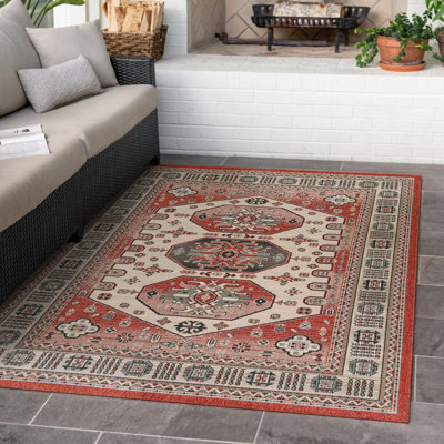 Tapis intérieur / extérieur traditionnel