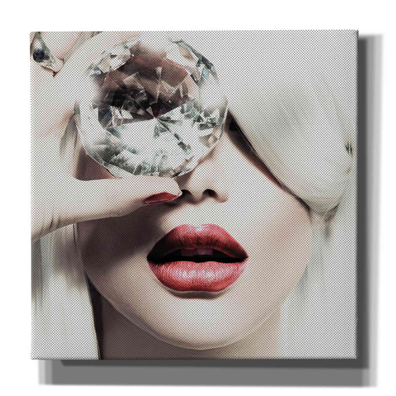 «Adalise Diamonds Are Forever» par Incado - reproduction d'art sur toile tendue, L 12 po x H 12 po