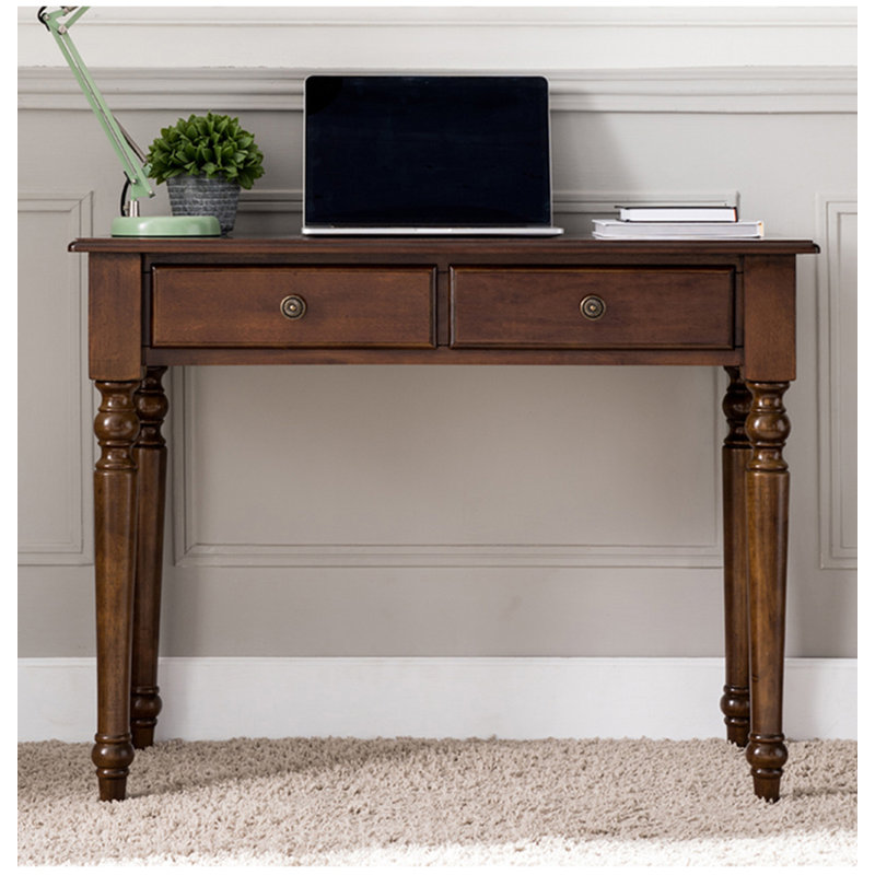 Bureau simple en bois massif American, H 29,53 po x l 47,24 po x P 19,69 po