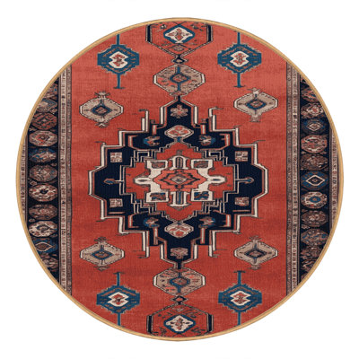 Machine Washable Persian Brown Area Rug