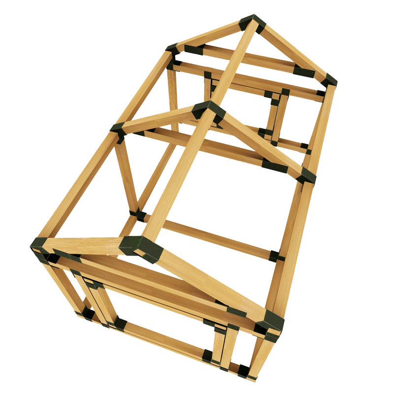 Ensemble de maison de jeu 36 "X 60" DIY E-Z