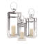 Ensemble de lanternes à bougie en acier inoxydable - tailles variées (12/15 / 19 pouces)-1368744965-1351705678