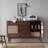 Simple modern rattan storage cabinet sideboard